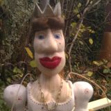 Princess. Hand carved marionette
